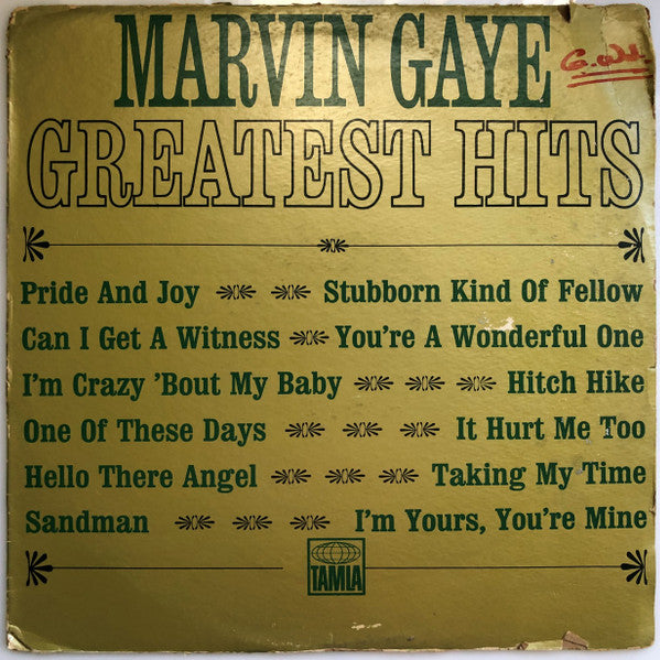 Marvin Gaye : Marvin Gaye's Greatest Hits (LP, Comp)