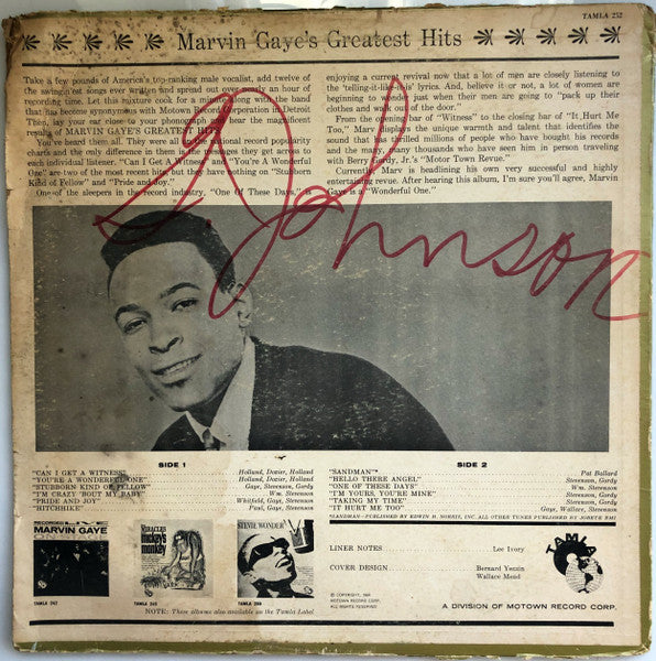 Marvin Gaye : Marvin Gaye's Greatest Hits (LP, Comp)