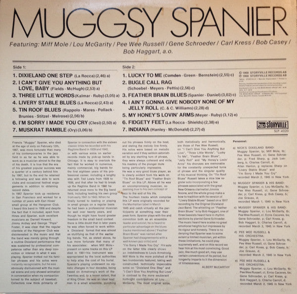 Muggsy Spanier : Muggsy Spanier (LP, Comp)