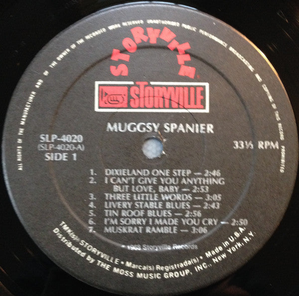 Muggsy Spanier : Muggsy Spanier (LP, Comp)