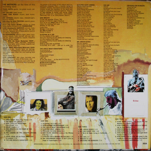 The Mothers : Uncle Meat (2xLP, Album, Wit)