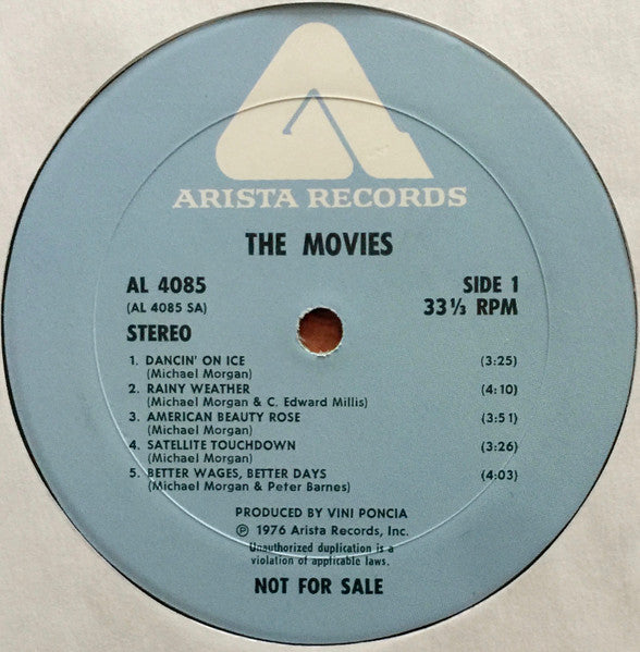 The Movies (5) : The Movies (LP, Album, Promo)