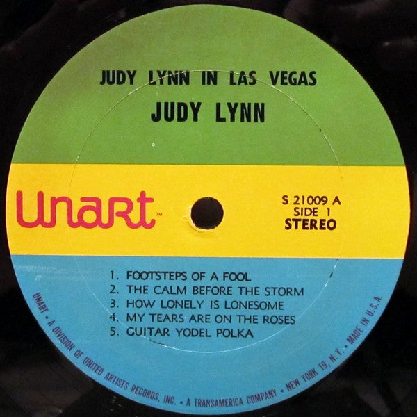 Judy Lynn : Judy Lynn In Las Vegas (LP, Album, Comp)