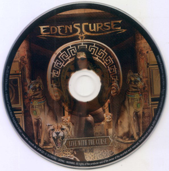 Eden's Curse : Live With The Curse (2xCD, Album)