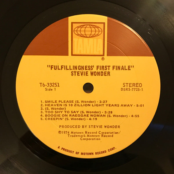 Stevie Wonder : Fulfillingness' First Finale (LP, Album, Ter)