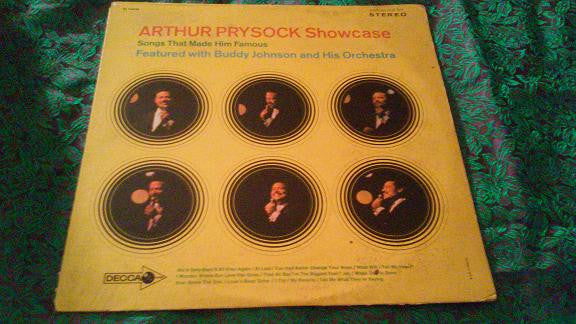 Arthur Prysock : Showcase (LP)