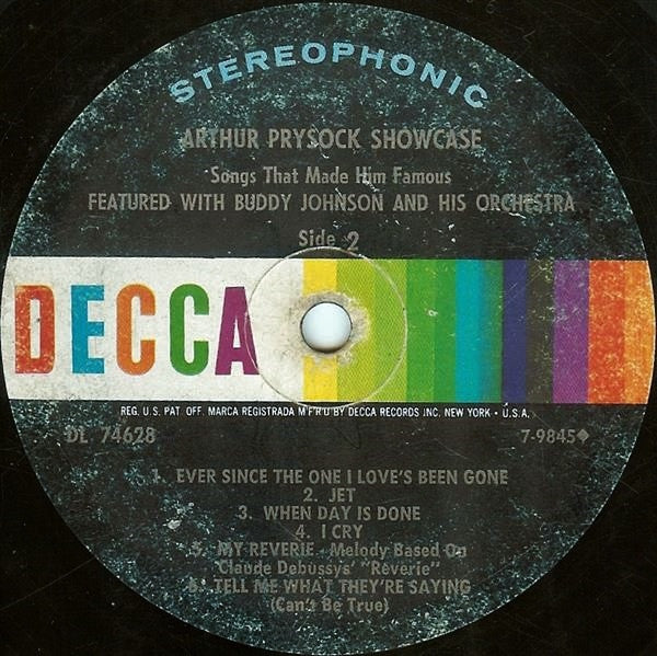 Arthur Prysock : Showcase (LP)