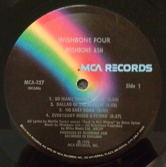 Wishbone Ash : Wishbone Four (LP, Album, Glo)