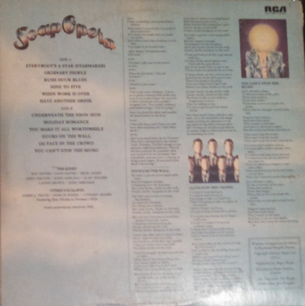 The Kinks : Soap Opera (LP, Album, Gat)