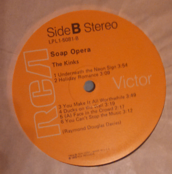 The Kinks : Soap Opera (LP, Album, Gat)