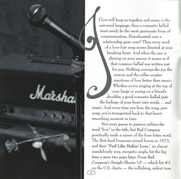 Various : Feel Like Makin' Love (Romantic Power Ballads) (CD, Comp)