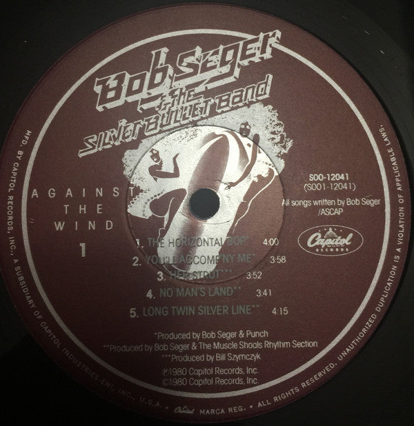 Bob Seger And The Silver Bullet Band : Against The Wind (LP, Album)