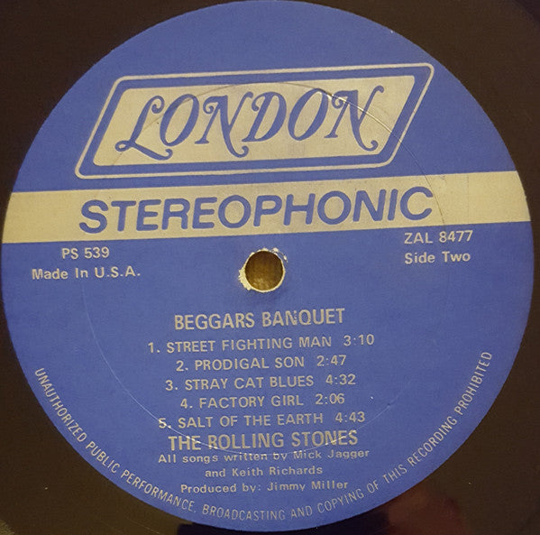 The Rolling Stones : Beggars Banquet (LP, Album)