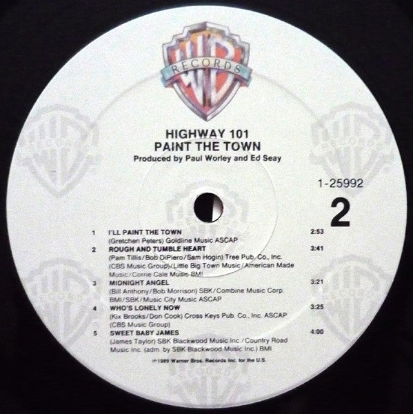 Highway 101 : Paint The Town (LP, Album)