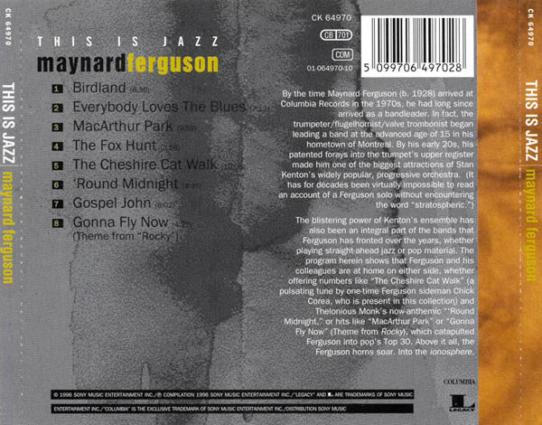 Maynard Ferguson : This Is Jazz (CD, Comp)