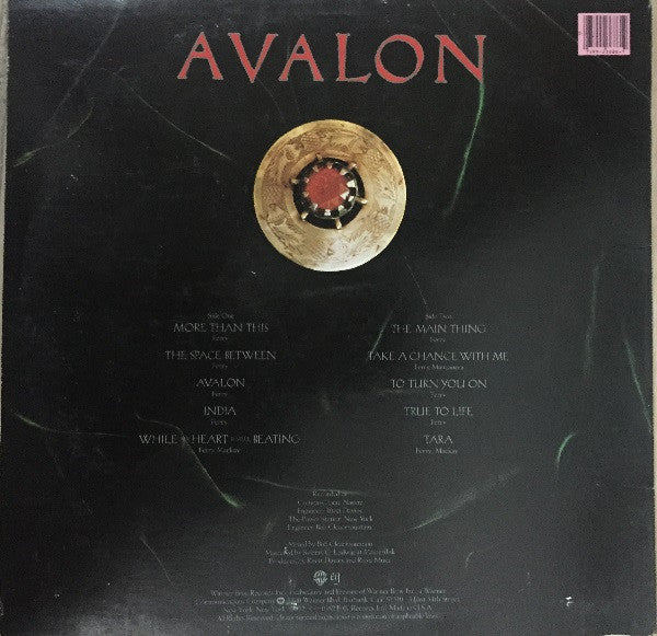 Roxy Music : Avalon (LP, Album)