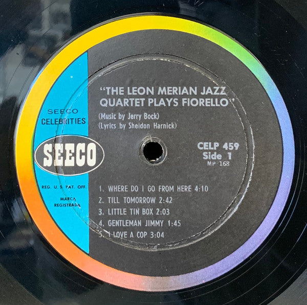 The Leon Merian Jazz Quartet : Plays Fiorello! (LP, Album, Mono)