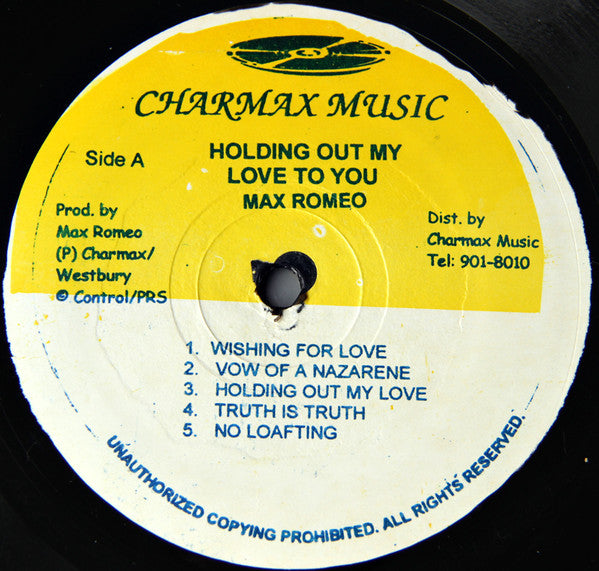 Max Romeo : Holding Out My Love To You (LP, Album, RE)