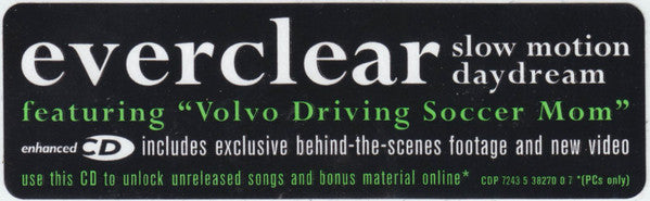 Everclear : Slow Motion Daydream (CD, Album, Enh)