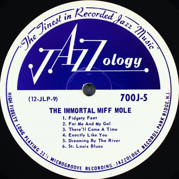 Miff Mole : The Immortal Miff Mole (LP, Album)