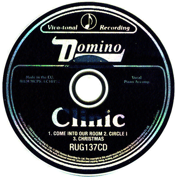 Clinic : Come Into Our Room (CD, Single)