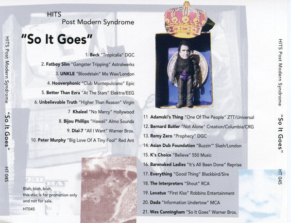 Various : So It Goes (CD, Comp, Promo)