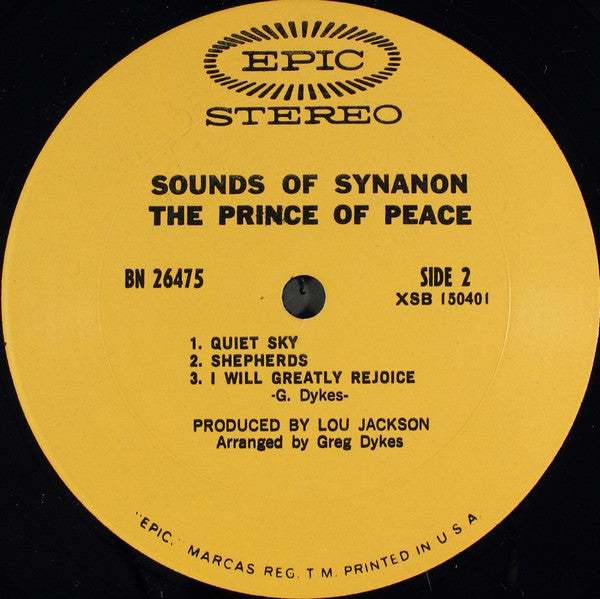 Sounds Of Synanon / The Synanon Choir : The Prince Of Peace: A Rock-Jazz Cantata (LP)