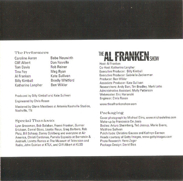 Al Franken : The Al Franken Show Party Album (CD, Album)