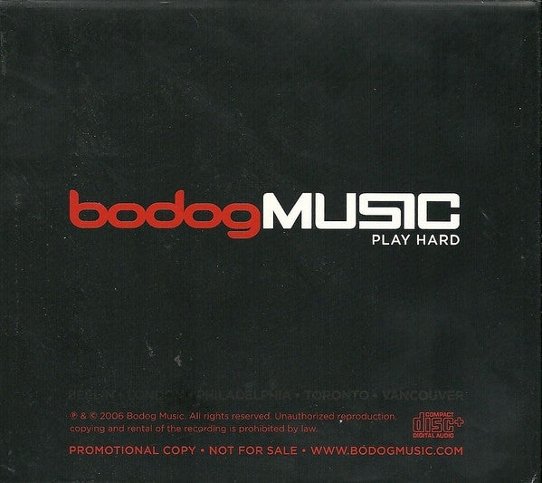 Various : bodog Music - Play Hard (Compilation 2006) (CD, Comp, Dig)