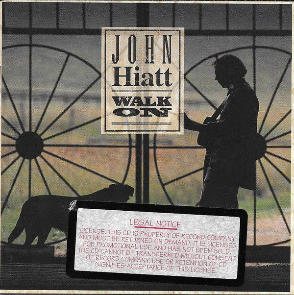 John Hiatt : Walk On (CD, Album, Promo)