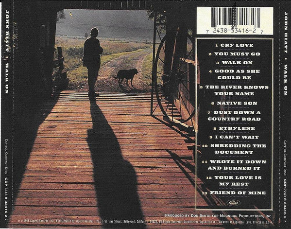 John Hiatt : Walk On (CD, Album, Promo)