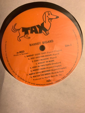Barney Bigard And His Jazzopaters : Barney Goin' Easy (LP, Comp)
