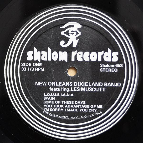 Les Muscutt : New Orleans Dixieland Banjo (LP, Album)