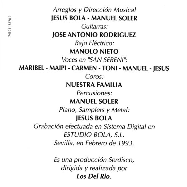Los Del Rio : A Mi Me Gusta (CD, Album)