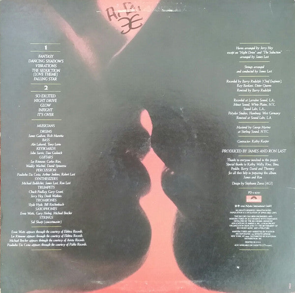 The James Last Band : Seduction (LP, Album, 18)