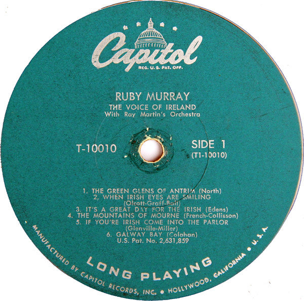 Ruby Murray : The Voice Of Ireland (LP, Album)