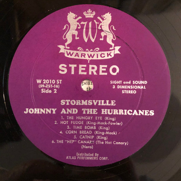 Johnny And The Hurricanes : Stormsville (LP, Album)