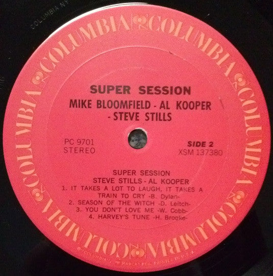 Mike Bloomfield / Al Kooper / Stephen Stills : Super Session (LP, Album, RE)