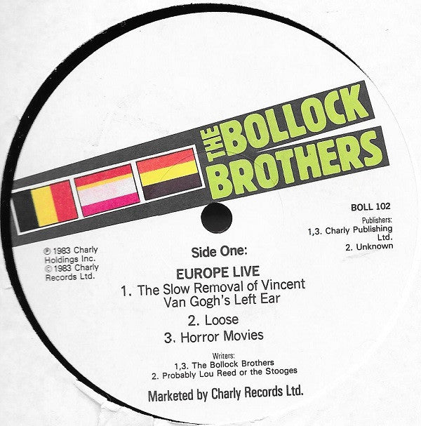 The Bollock Brothers : Live Performances - Official Bootleg (2xLP, Album)