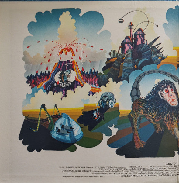 Emerson, Lake & Palmer : Tarkus (LP, Album, RE, PRC)