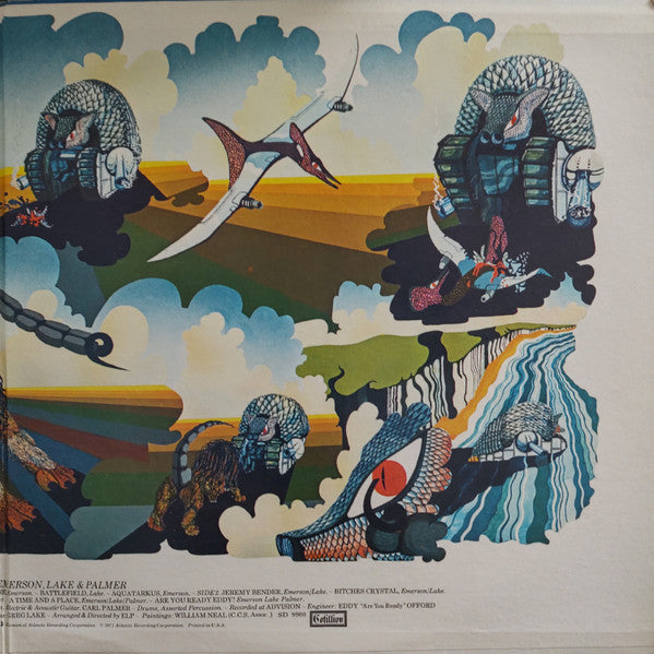 Emerson, Lake & Palmer : Tarkus (LP, Album, RE, PRC)