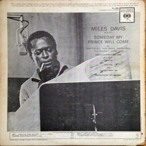 The Miles Davis Sextet : Someday My Prince Will Come (LP, Album, Mono, Pit)