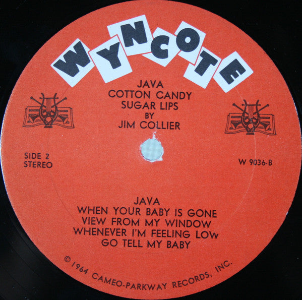 Jim Collier (3) : Java, Cotton Candy, Sugar Lips And Other Favorites (LP, Album)