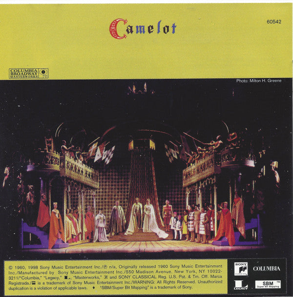 Alan Jay Lerner, Frederick Loewe / Julie Andrews, Richard Burton (2) : Camelot (Original Broadway Cast Recording) (CD, Album, RE, RM)