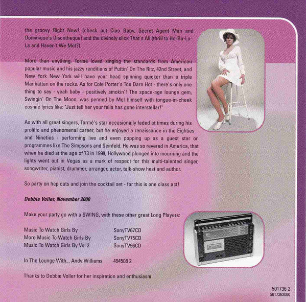 Mel Tormé : In The Lounge With... (CD, Comp)