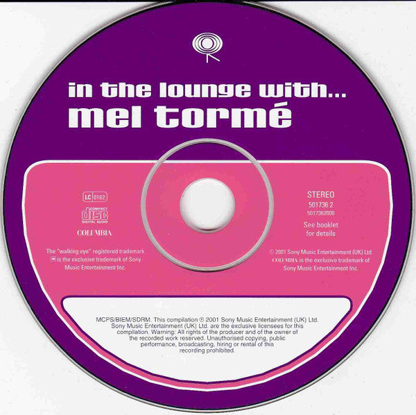 Mel Tormé : In The Lounge With... (CD, Comp)