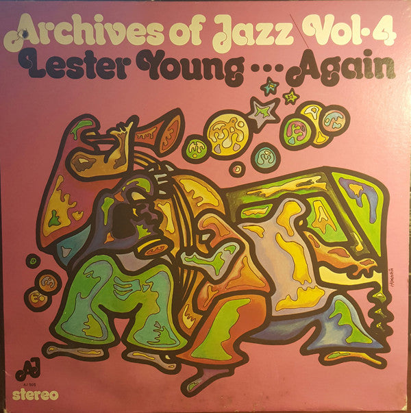 Lester Young : Archives Of Jazz Vol-4 Lester Young...Again (LP, Album)