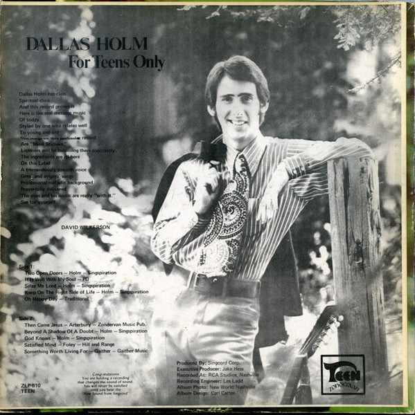 Dallas Holm : For Teens Only! (LP, Album)