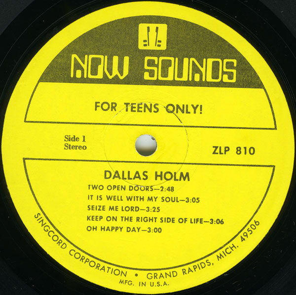Dallas Holm : For Teens Only! (LP, Album)