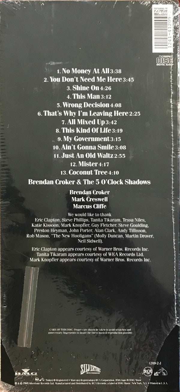 Brendan Croker And The 5 O'Clock Shadows : Brendan Croker And The 5 O'Clock Shadows (CD, Album)